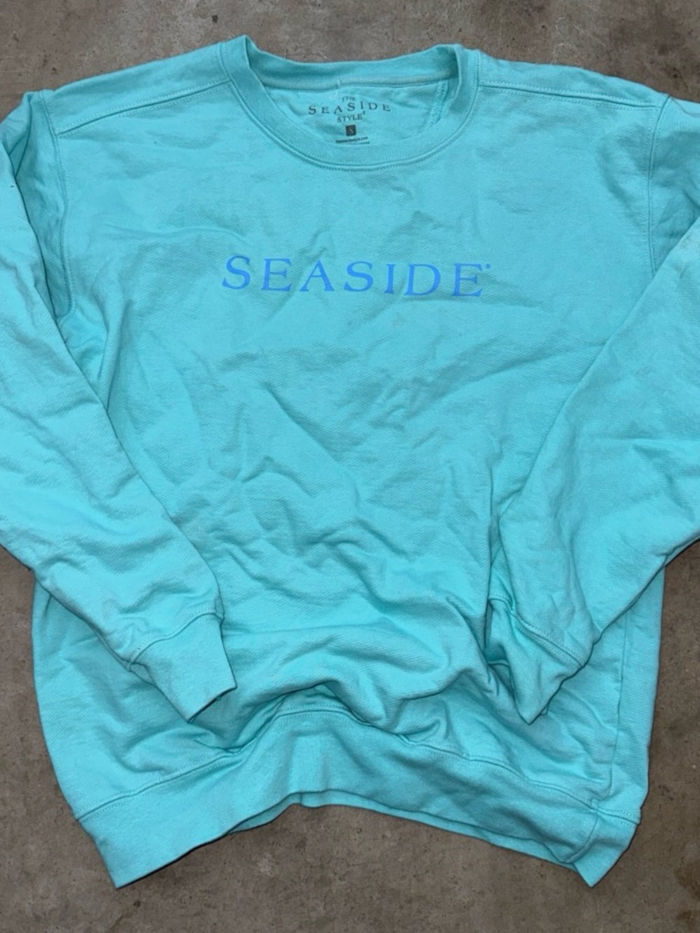 Aqua Crewneck Sweatshirt - Women